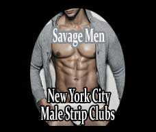NY bachelorette party male strippers at Savage Men.